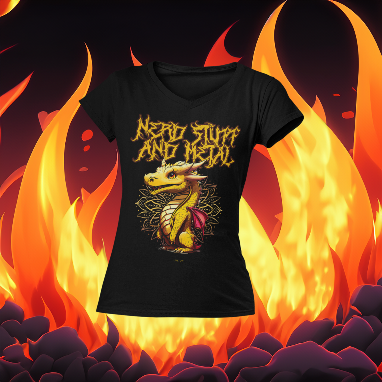 The Dragon [T-Shirt Girlie V-neck] (Copy)
